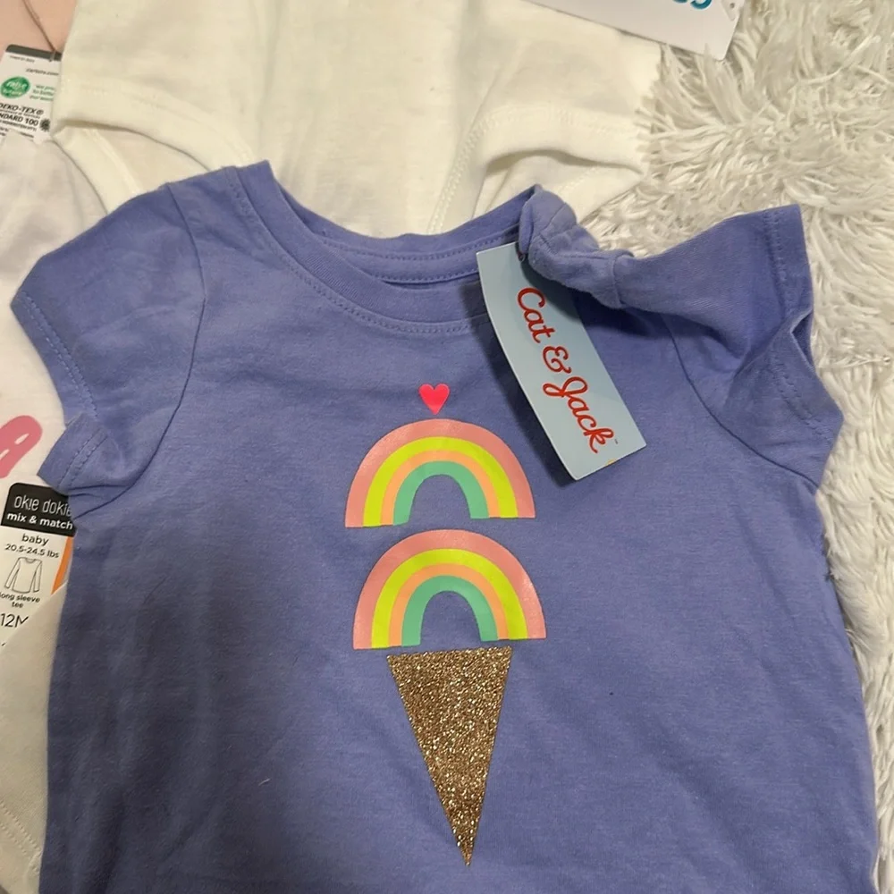 😊 NWT Bundle of 5 Girl’s Clothing Size 12mo